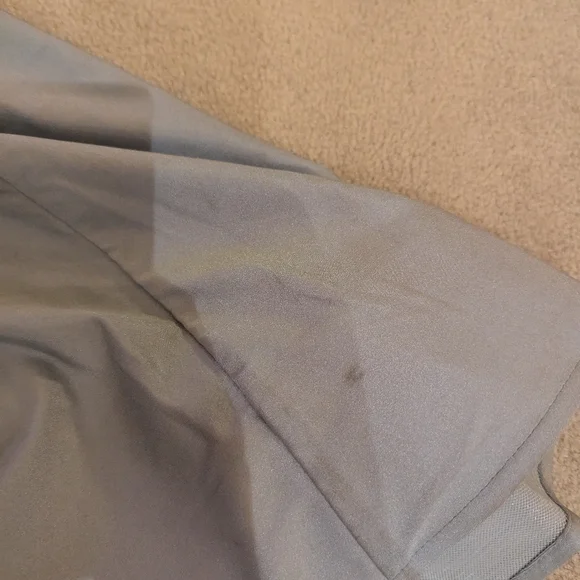 Off-the-Shoulder Corset Stretch Satin Mermaid Dress with Slight Train in Mist - Picture 8 of 16